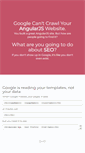 Mobile Screenshot of angularjsseo.com